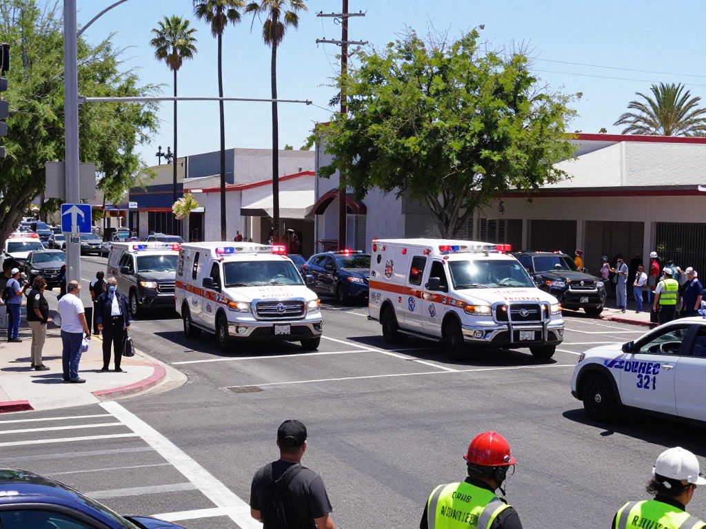 Police vehicle involved in a crash near 27th Ave and Thomas Rd in Phoenix