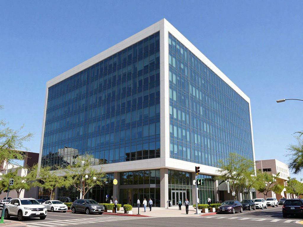 Phoenix office building representing real estate consulting services