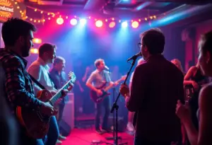 Local musicians performing at the Phoenix Rock Lottery event