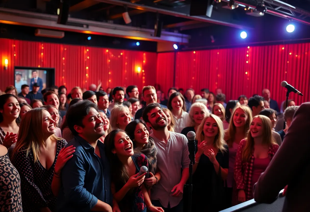 Audience enjoying a comedy show at Desert Ridge Improv