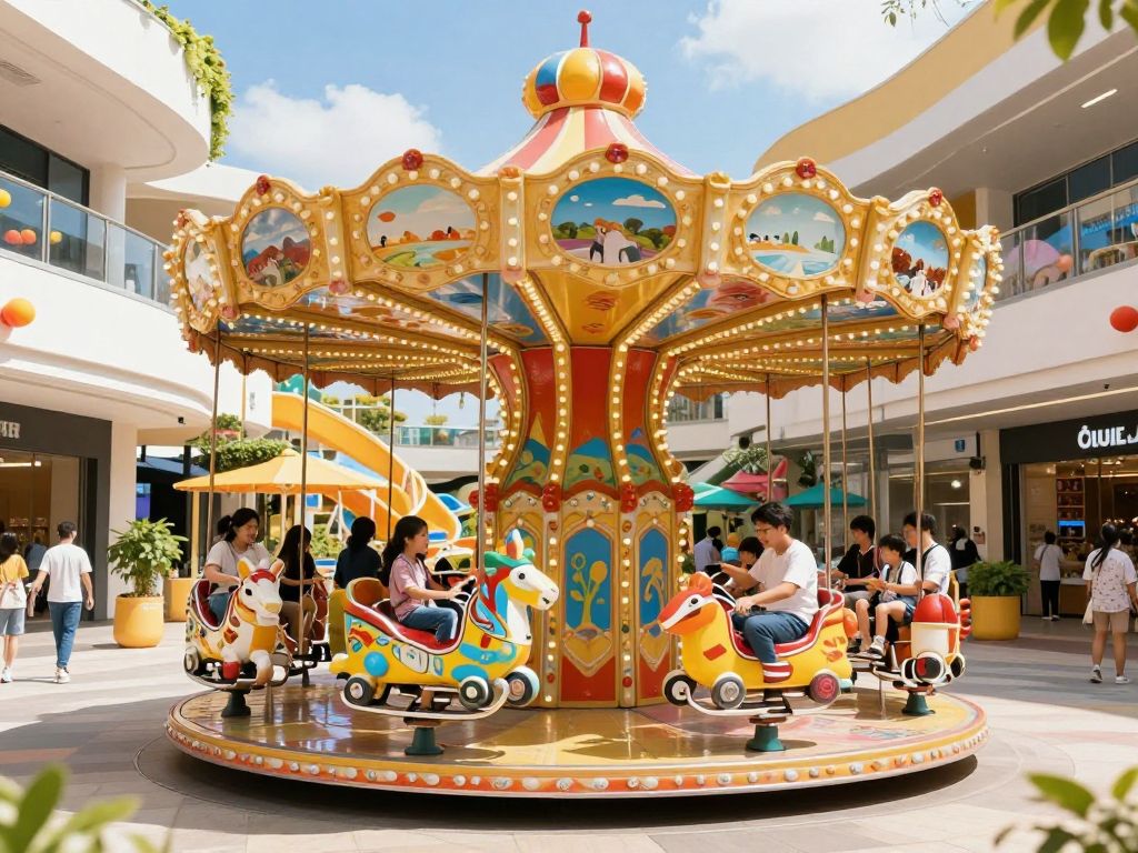 New single-level carousel at Superstition Springs Center in Mesa, AZ
