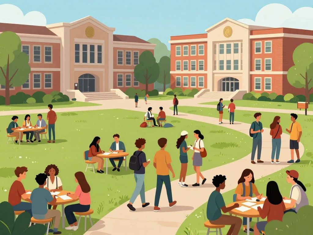 Diverse students engaged in activities at University of Arizona campus