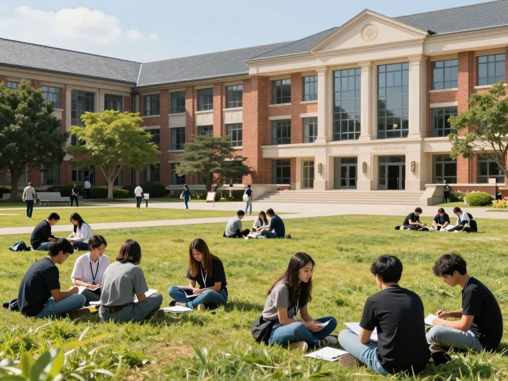 Students engaged on University of Arizona campus