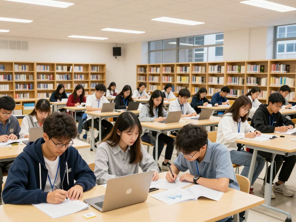Students at the University of Arizona engaged in neuroscience research