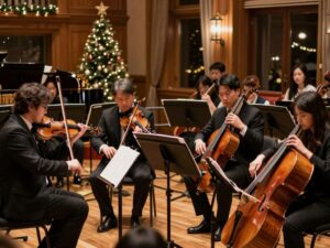 Musicians performing at Winter's Eve Concert