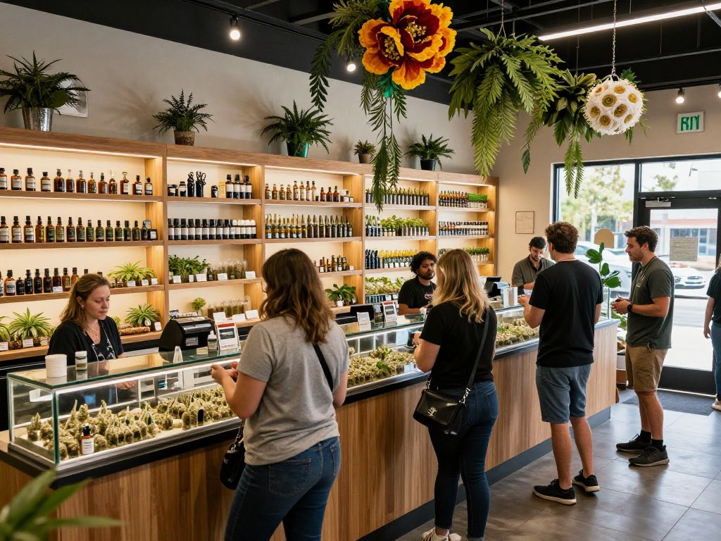 Celebration at an Arizona cannabis dispensary for the fifth anniversary.