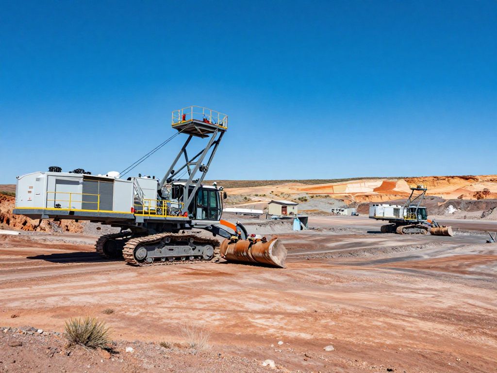 Active copper mining operations in Arizona