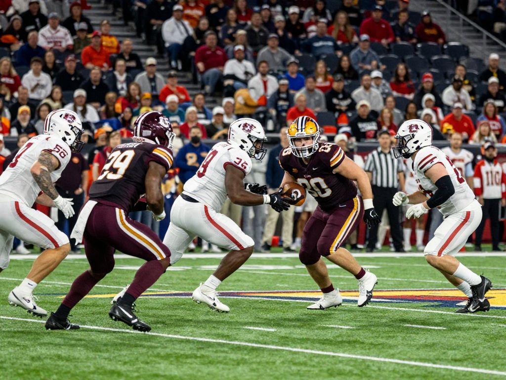 Image of Arizona Juggernauts playing indoor football at Mullett Arena