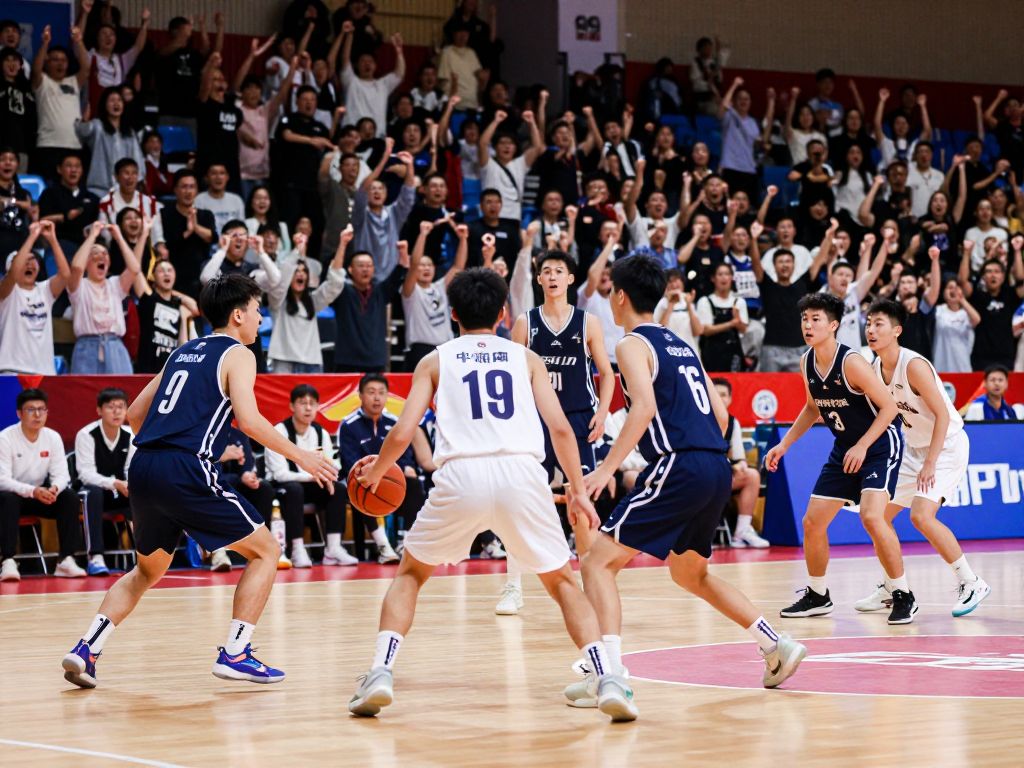 Arizona School for the Deaf and Blind basketball team playing a game