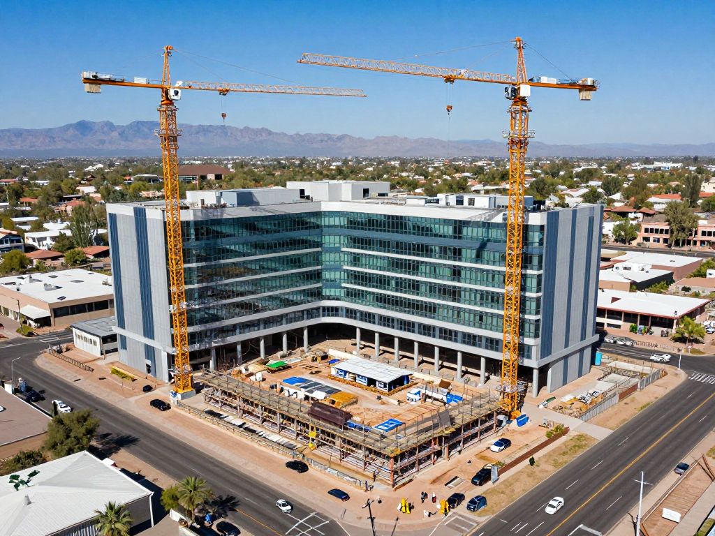 Rendering of Banner Health's proposed hospital and medical campus in Scottsdale