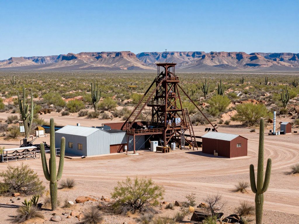 Cactus Mine located in Arizona's Copper Belt, showcasing its mining operations.