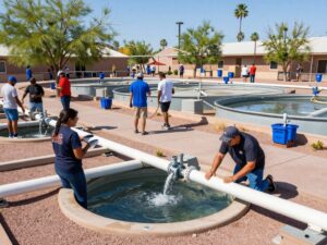 Water treatment facility in Chandler, Arizona