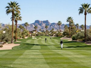 Golf course in Phoenix, Arizona for the Charles Schwab Cup Championship