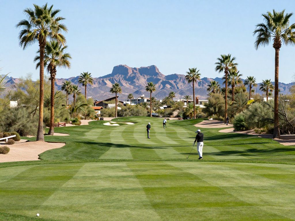 Golf course in Phoenix, Arizona for the Charles Schwab Cup Championship