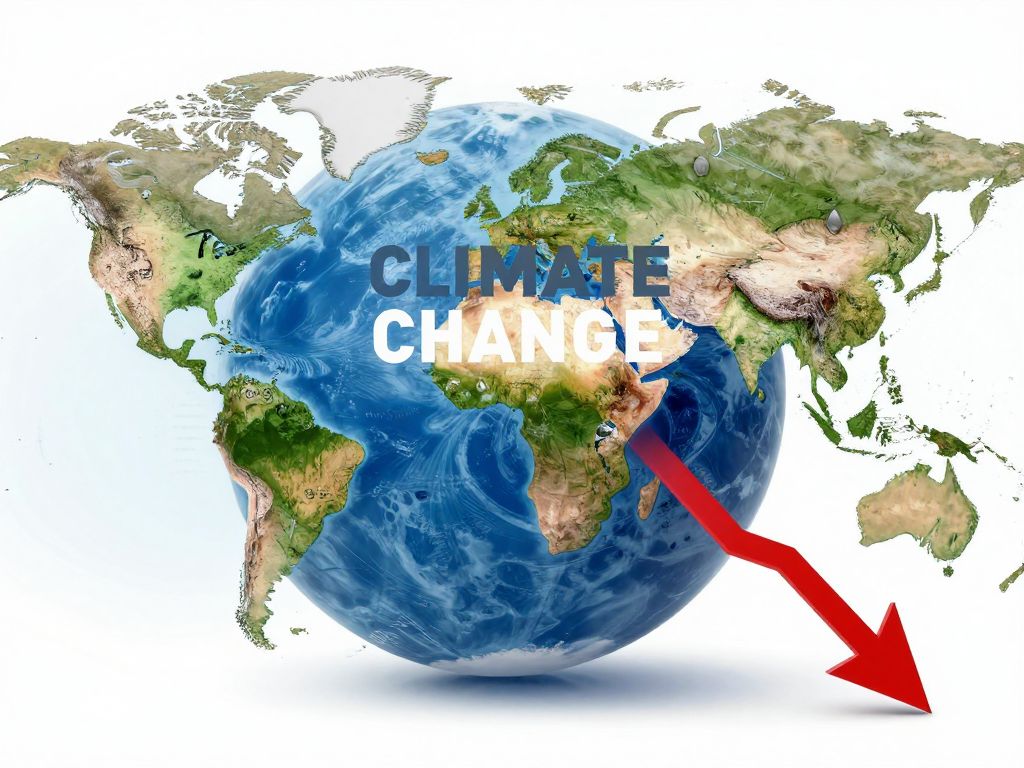 Graphic showing the economic impact of climate change