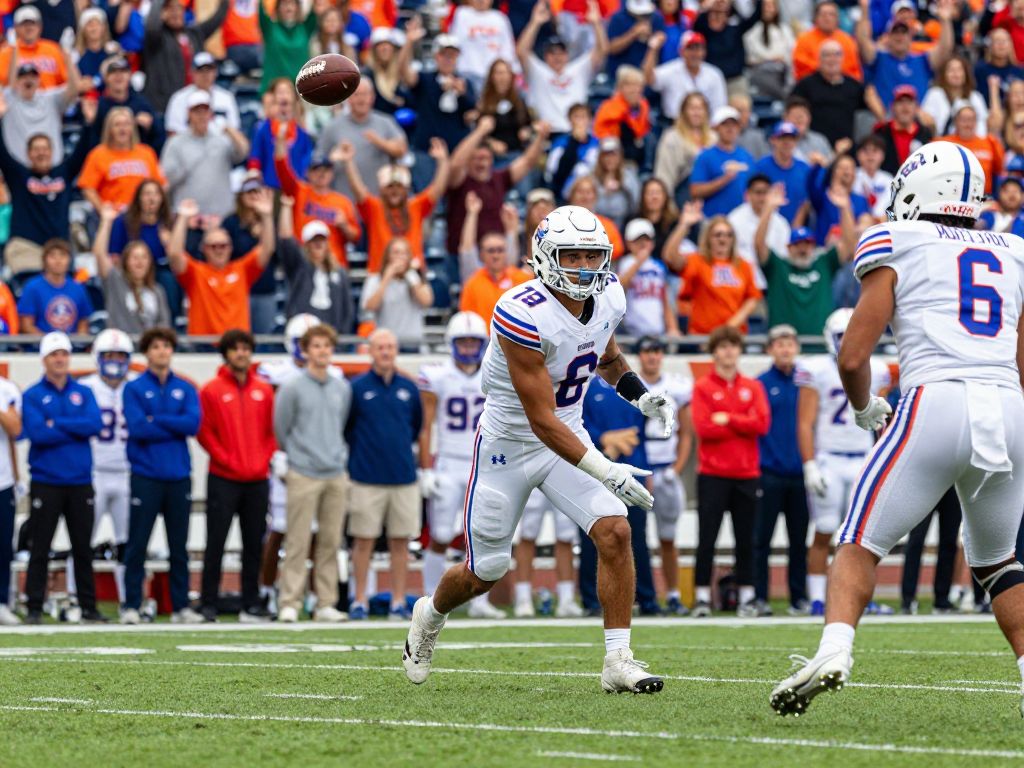 Dynamic College Football Game with Fans