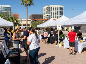 Residents enjoying community events in Phoenix AZ