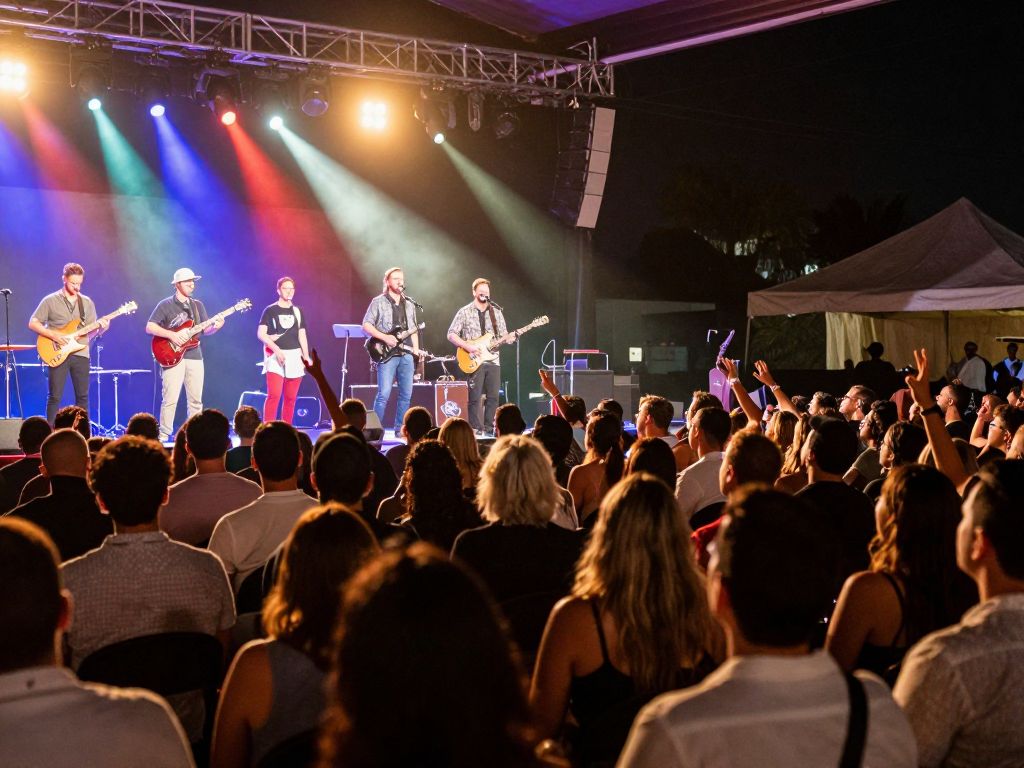 Audience enjoying a live performance in Phoenix