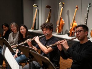Flute concert taking place at the Musical Instrument Museum in Phoenix
