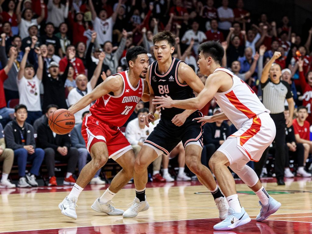 Grand Canyon University men's basketball team playing during a home game.