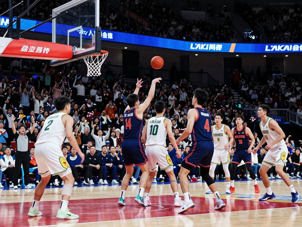 GCU basketball team in action against Utah State