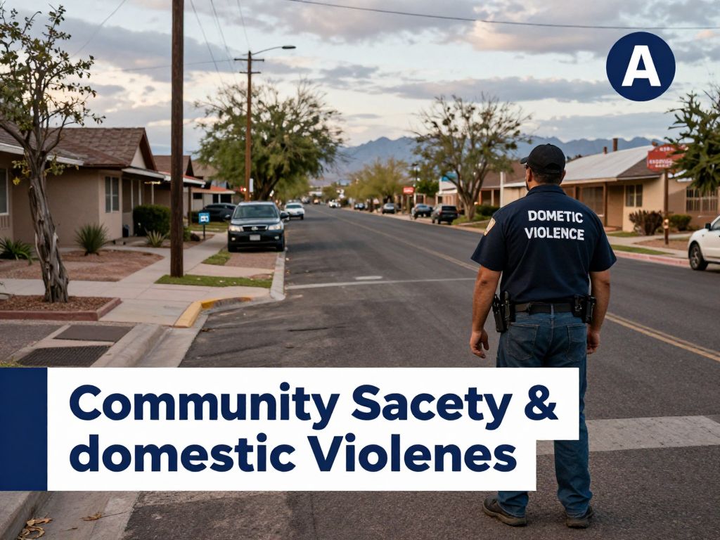 Street in Gilbert, Arizona, representing community safety.