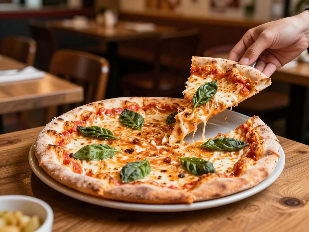 Delicious pizza from Godfather's Pizza in Queen Creek