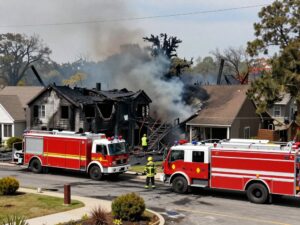 Aftermath of a fire in Gold Canyon residential home.