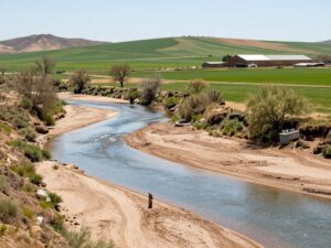 Rural Arizona landscape depicting water conservation challenges