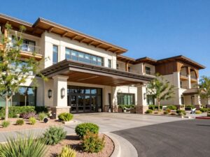 Exterior view of Kimpton Miralina Resort & Villas in Paradise Valley, Arizona.