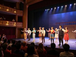 Audience enjoying the interactive Lucy Darling performance