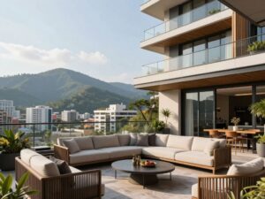 Luxurious condominium at The Camelback Residences with mountain views