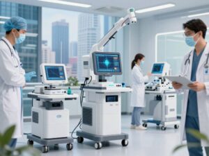 Scene depicting medical technology advancements in Phoenix.