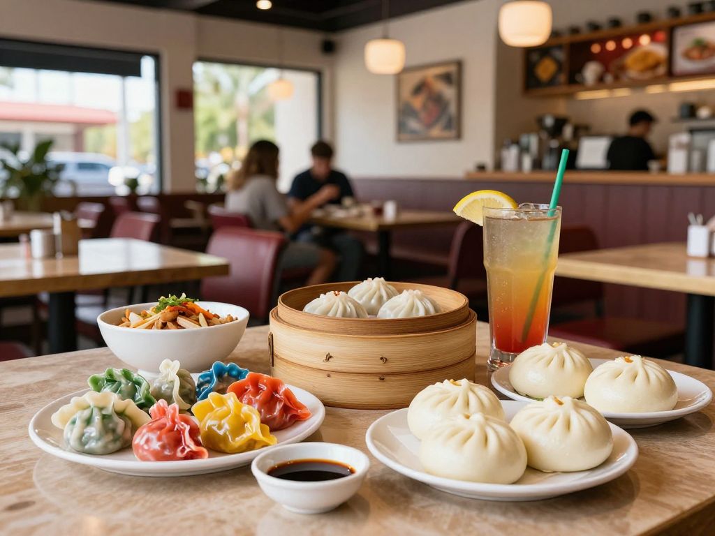 Interior view of Ni Hao Bao restaurant featuring Asian cuisine