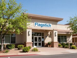 Exterior view of North Country HealthCare facility in Flagstaff, Arizona