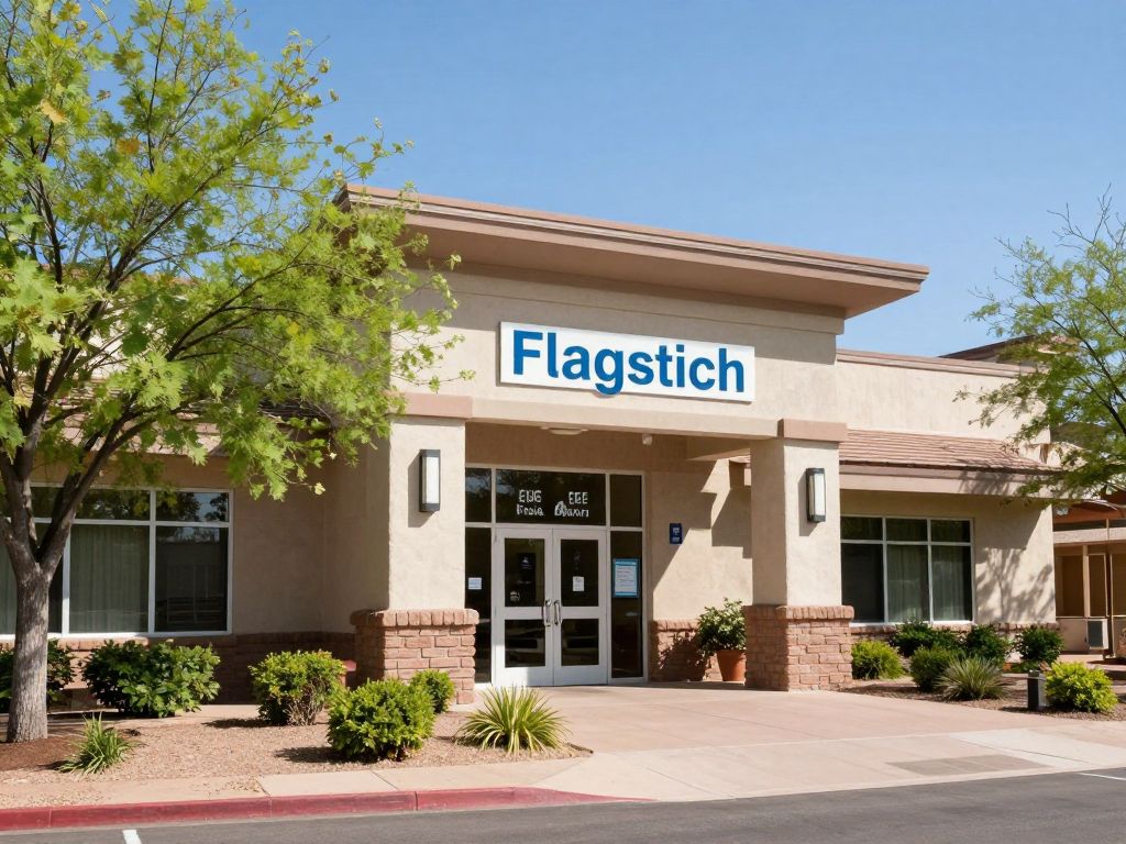 Exterior view of North Country HealthCare facility in Flagstaff, Arizona