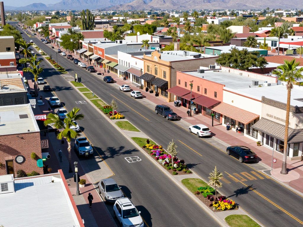 Upgraded infrastructure in Old Town Scottsdale