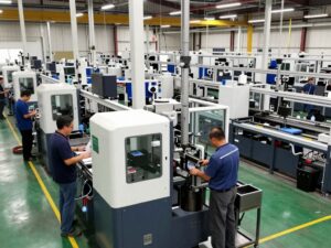 Workers engaged in advanced manufacturing training in Phoenix