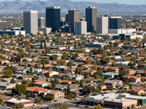 Residential neighborhood in Phoenix AZ