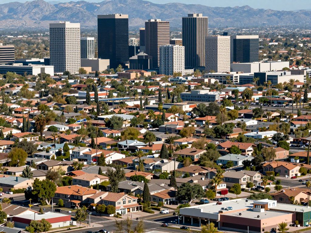 Residential neighborhood in Phoenix AZ