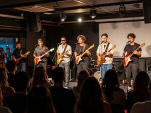 Arizona bands performing at a benefit concert in Phoenix