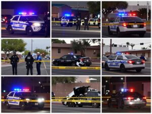 Collage of crime scenes in Phoenix