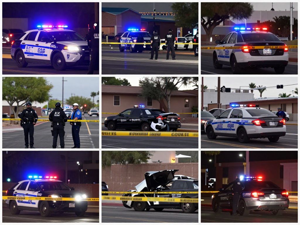 Collage of crime scenes in Phoenix
