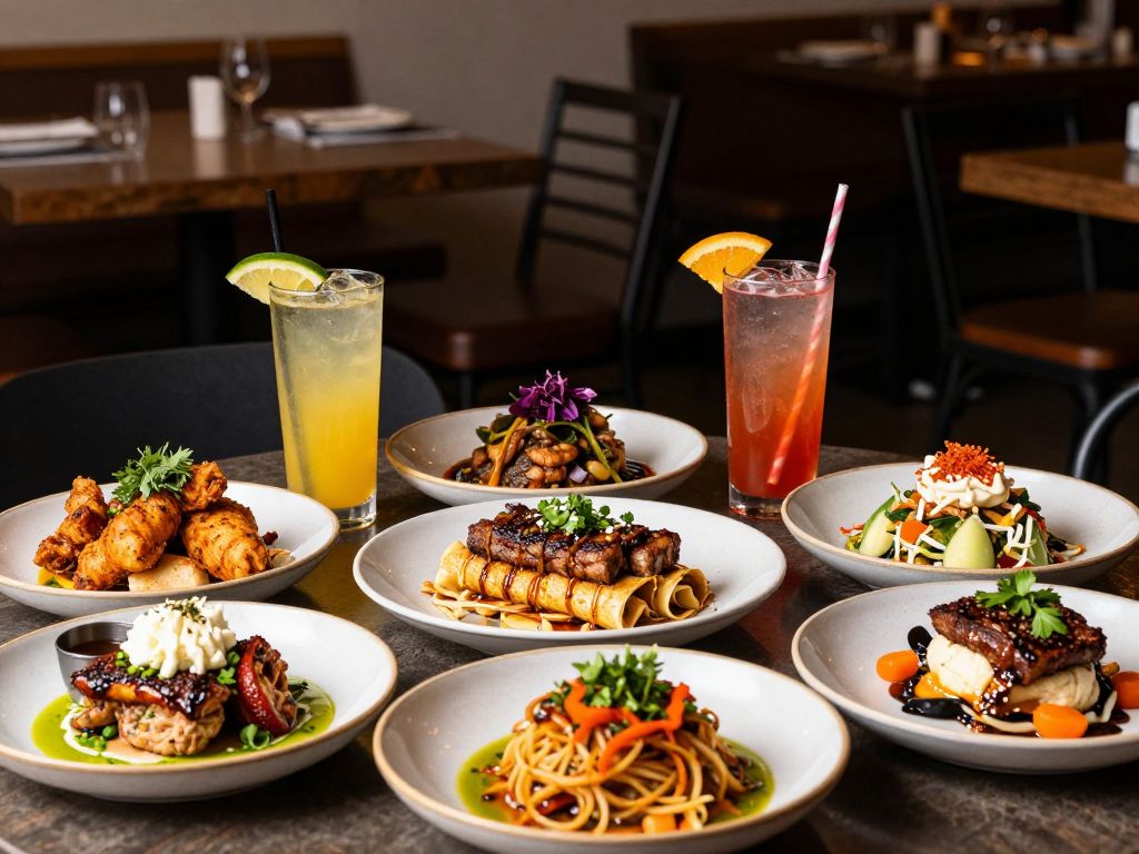An array of dishes representing Phoenix's diverse culinary offerings.