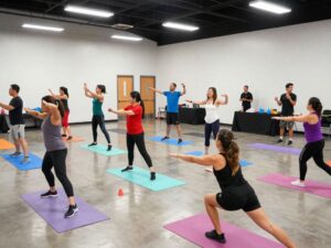 Community members participating in heart health initiatives at a local center in Phoenix.