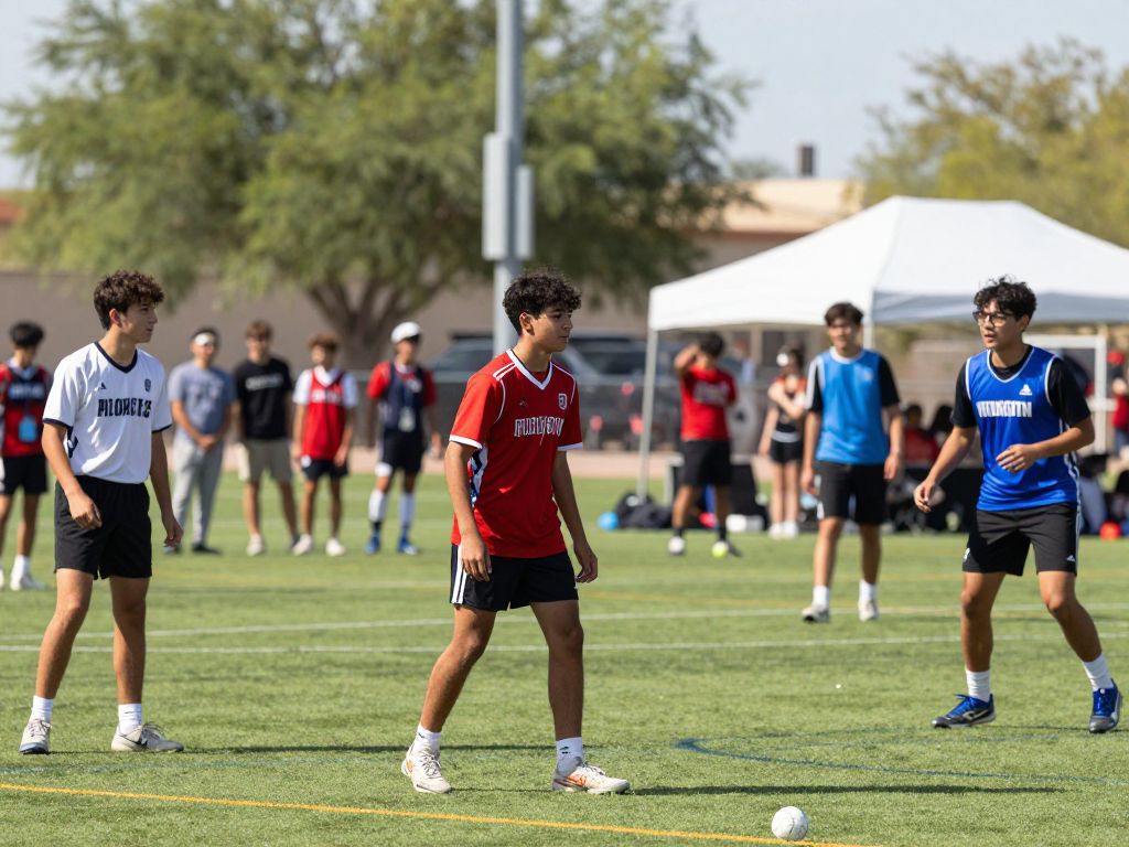 High school athletes competing in various sports in Phoenix