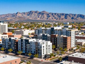 New residential buildings in Phoenix, Arizona