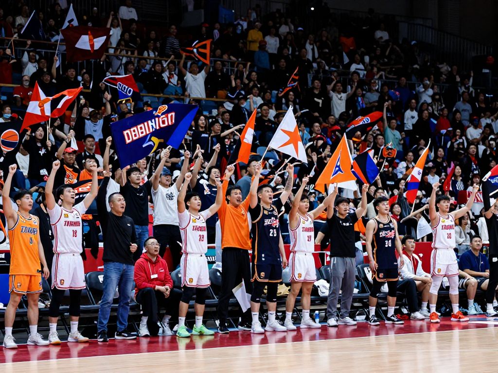 Enthusiastic fans at a Phoenix Mercury basketball game.