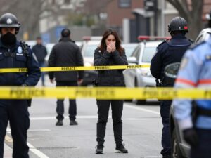 Police tape indicating a crime scene in Phoenix