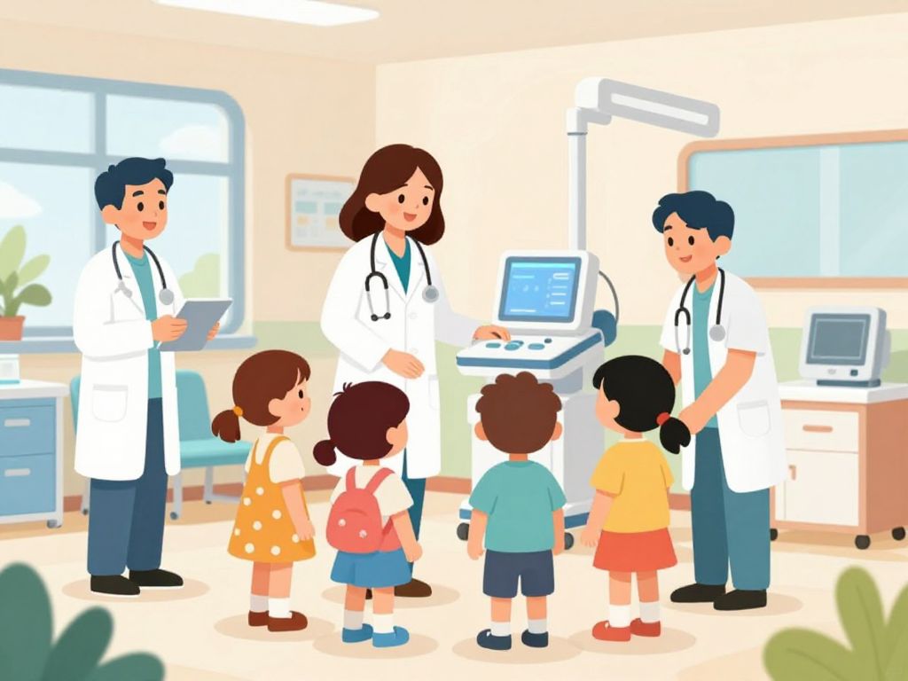 Children receiving medical care at Phoenix Children's Hospital